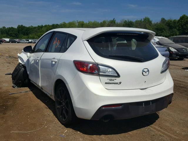 JM1BL1L32D1793765 - 2013 MAZDA SPEED 3 WHITE photo 3