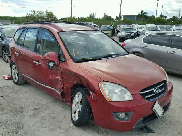 KNAFG526477121746 - 2007 KIA RONDO LX RED photo 1