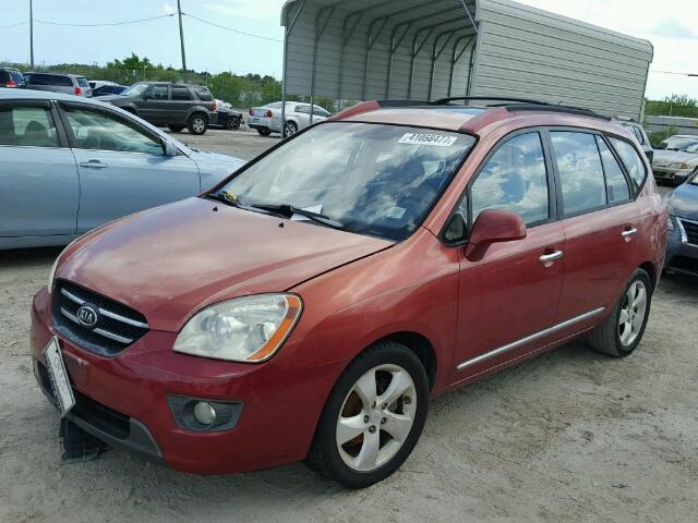 KNAFG526477121746 - 2007 KIA RONDO LX RED photo 2