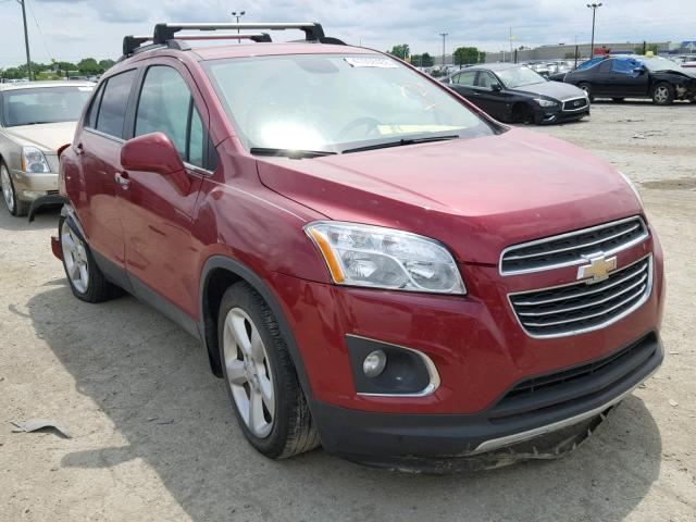 KL7CJNSB4FB066597 - 2015 CHEVROLET TRAX LTZ RED photo 1