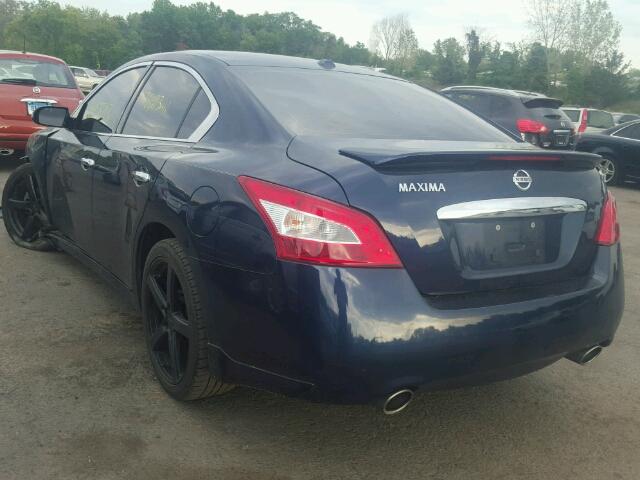 1N4AA5AP5BC800861 - 2011 NISSAN MAXIMA BLUE photo 3