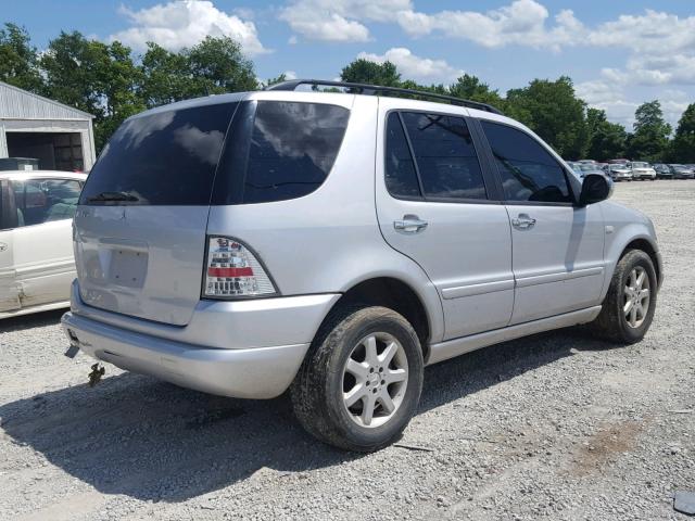 4JGAB72E4YA199314 - 2000 MERCEDES-BENZ ML 430 SILVER photo 4