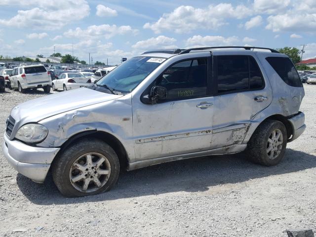 4JGAB72E4YA199314 - 2000 MERCEDES-BENZ ML 430 SILVER photo 9