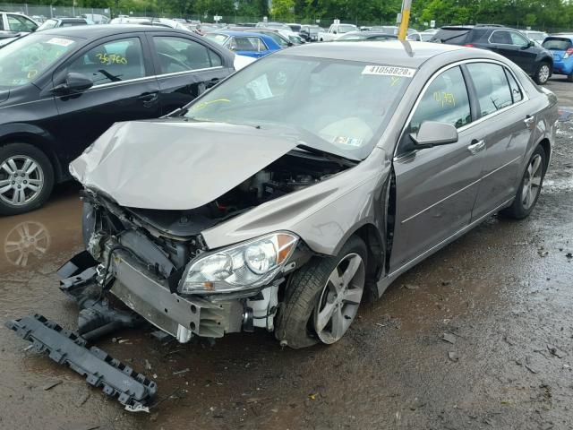 1G1ZC5E05CF244225 - 2012 CHEVROLET MALIBU 1LT ყავისფერი ფოტო 2