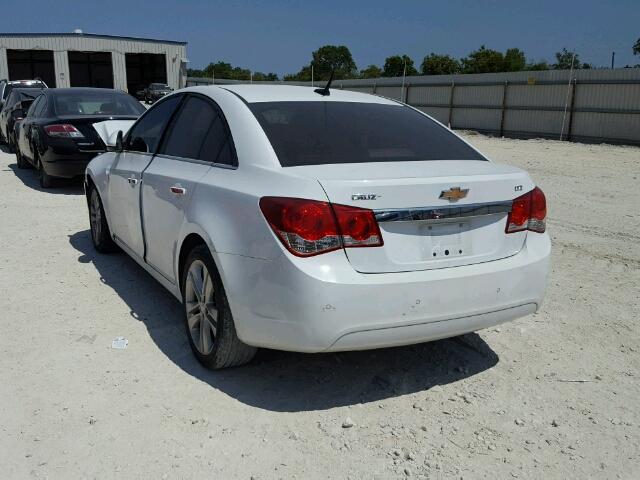 1G1PH5SC1C7273979 - 2012 CHEVROLET CRUZE LTZ WHITE photo 3