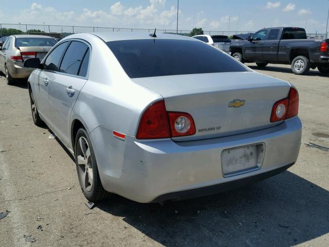 1G1ZC5E10BF268701 - 2011 CHEVROLET MALIBU 1LT ვერცხლისფერი ფოტო 3