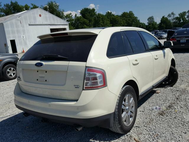 2FMDK49C07BB45494 - 2007 FORD EDGE SEL P CREAM photo 4