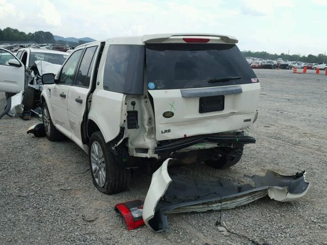 SALFT24N19H114776 - 2009 LAND ROVER LR2 HSE TE WHITE photo 3