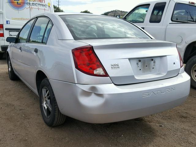 1G8AG52F95Z139779 - 2005 SATURN ION LEVEL SILVER photo 3