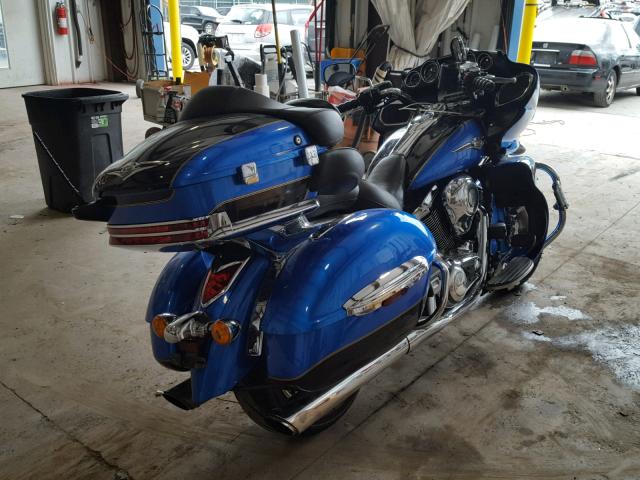 JKBVNRB109A001731 - 2009 KAWASAKI VN1700 B BLUE photo 4