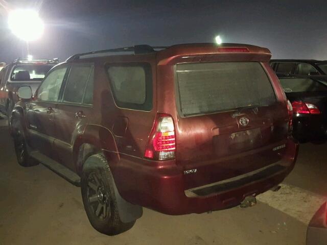 JTEBU17R068072636 - 2006 TOYOTA 4RUNNER LI BURGUNDY photo 3