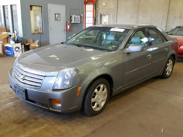 1G6DM577240111812 - 2004 CADILLAC CTS GRAY photo 2