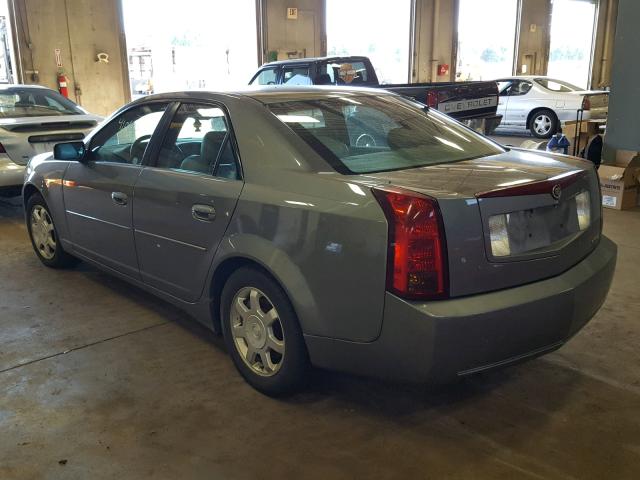 1G6DM577240111812 - 2004 CADILLAC CTS GRAY photo 3