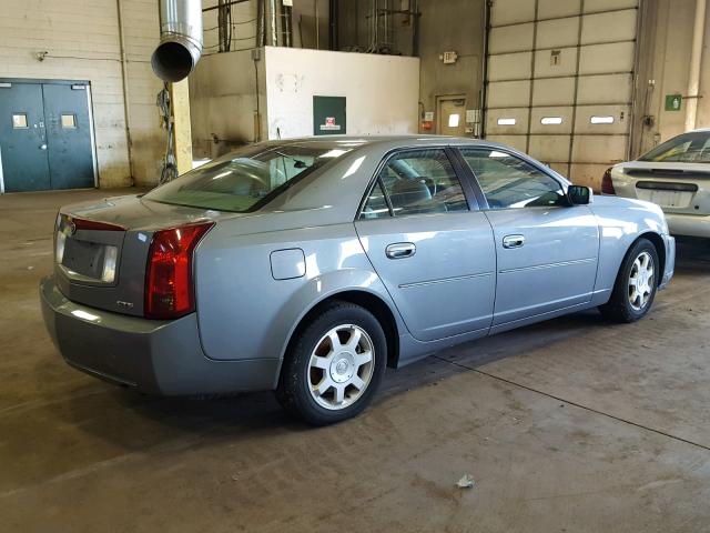 1G6DM577240111812 - 2004 CADILLAC CTS GRAY photo 4