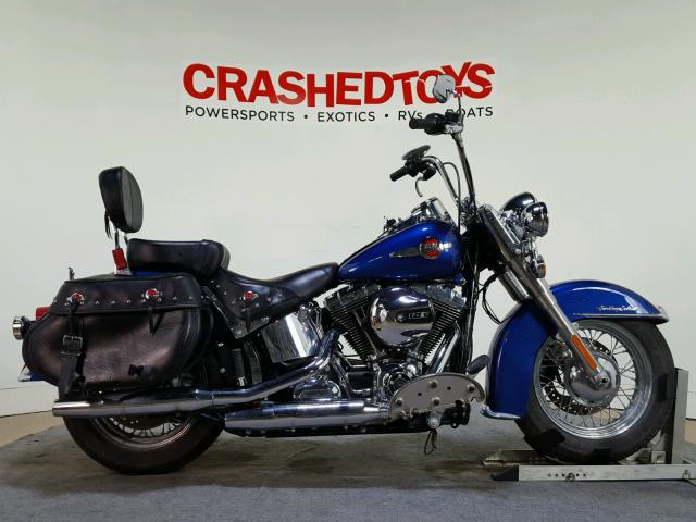 1HD1BWV14HB017434 - 2017 HARLEY-DAVIDSON FLSTC HERI BLUE photo 1