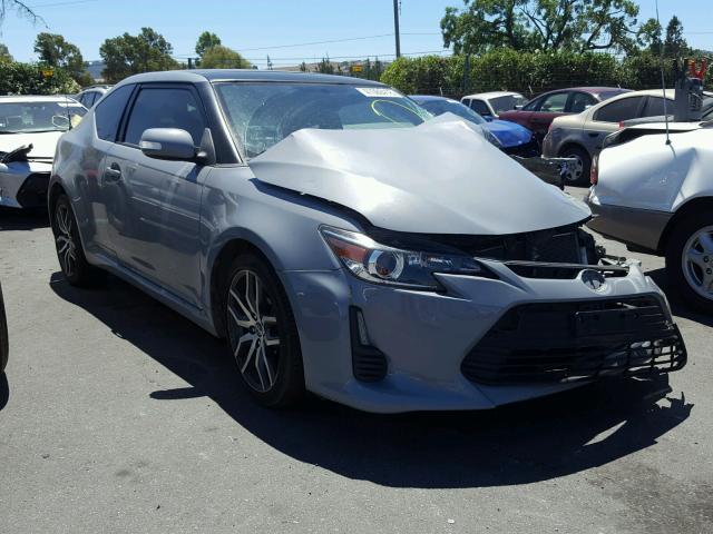 JTKJF5C77E3077116 - 2014 TOYOTA SCION TC GRAY photo 1