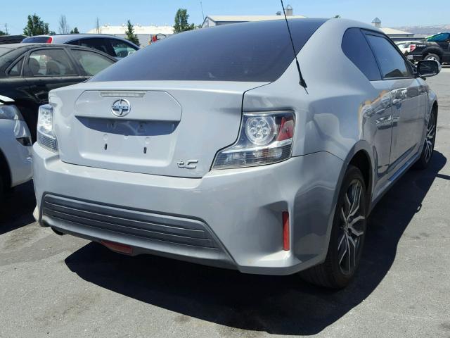 JTKJF5C77E3077116 - 2014 TOYOTA SCION TC GRAY photo 4
