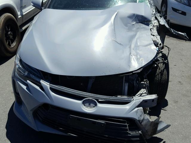 JTKJF5C77E3077116 - 2014 TOYOTA SCION TC GRAY photo 7