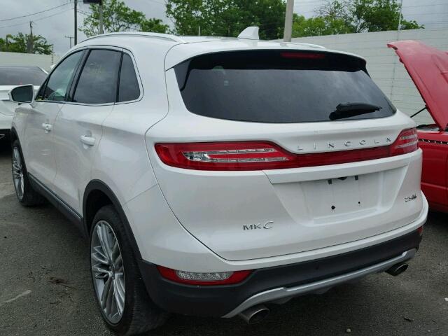 5LMTJ3DH6GUJ21378 - 2016 LINCOLN MKC RESERV 白色 照片 3