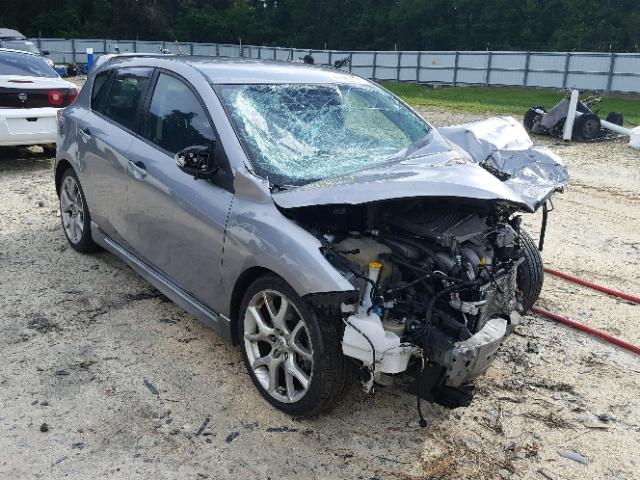 JM1BL1H3XA1170415 - 2010 MAZDA SPEED 3 GRAY photo 1