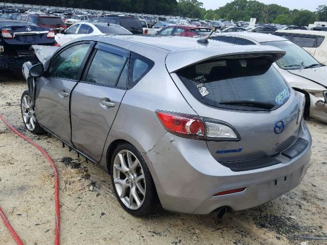 JM1BL1H3XA1170415 - 2010 MAZDA SPEED 3 GRAY photo 3