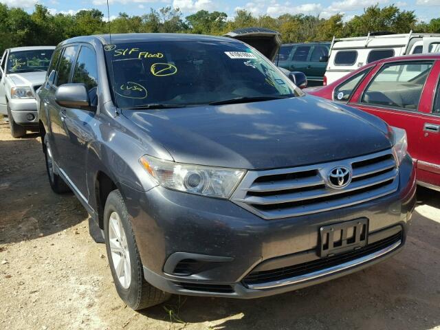 5TDZK3EHXBS038109 - 2011 TOYOTA HIGHLANDER GRAY photo 1