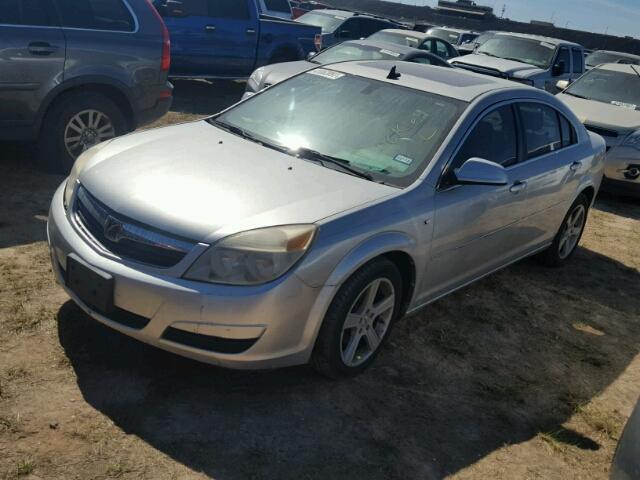 1G8ZS57N57F285313 - 2007 SATURN AURA SILVER photo 2