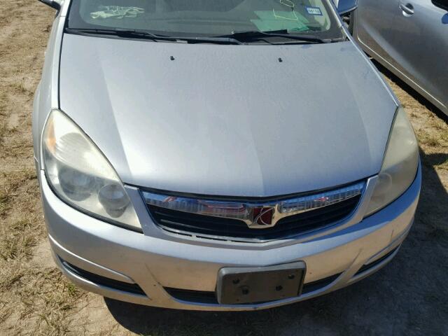 1G8ZS57N57F285313 - 2007 SATURN AURA SILVER photo 7