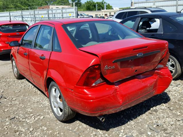 1FAFP34313W214904 - 2003 FORD FOCUS SE C RED photo 3