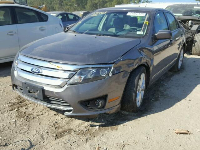 3FAHP0HA8CR414391 - 2012 FORD FUSION SE GRAY photo 2