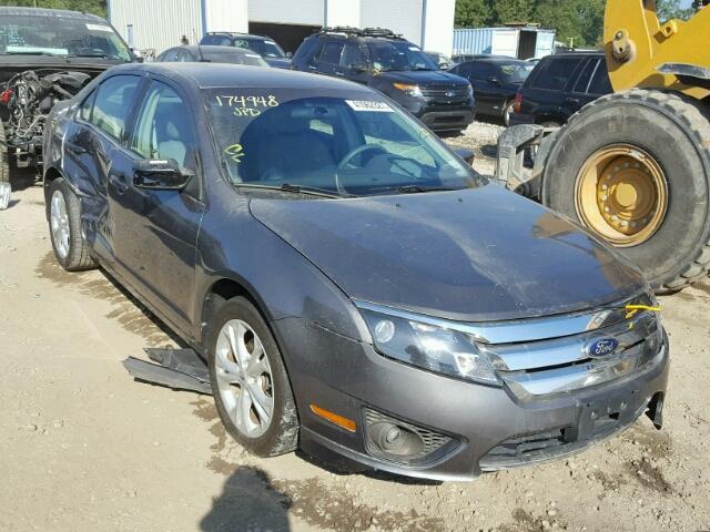 3FAHP0HA8CR414391 - 2012 FORD FUSION SE GRAY photo 9