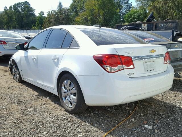 1G1P15SH3F7246464 - 2015 CHEVROLET CRUZE L WHITE photo 3