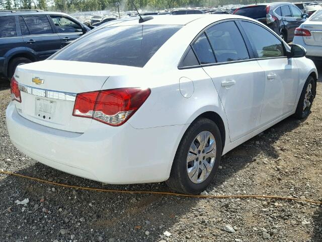 1G1P15SH3F7246464 - 2015 CHEVROLET CRUZE L WHITE photo 4