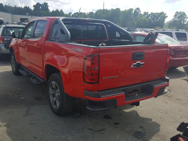 1GCPTCE14H1177018 - 2017 CHEVROLET COLORADO L RED photo 3