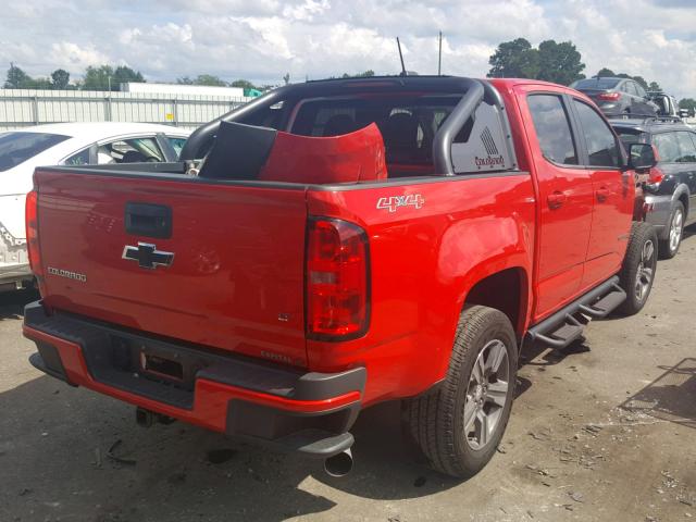 1GCPTCE14H1177018 - 2017 CHEVROLET COLORADO L RED photo 4