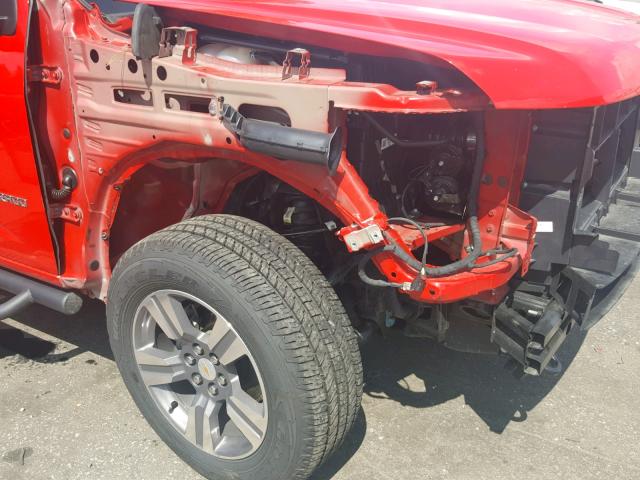 1GCPTCE14H1177018 - 2017 CHEVROLET COLORADO L RED photo 9
