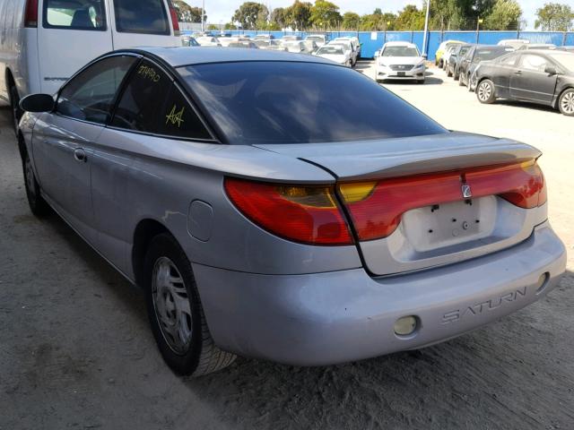 1G8ZY127X1Z309921 - 2001 SATURN SC2 SILVER photo 3