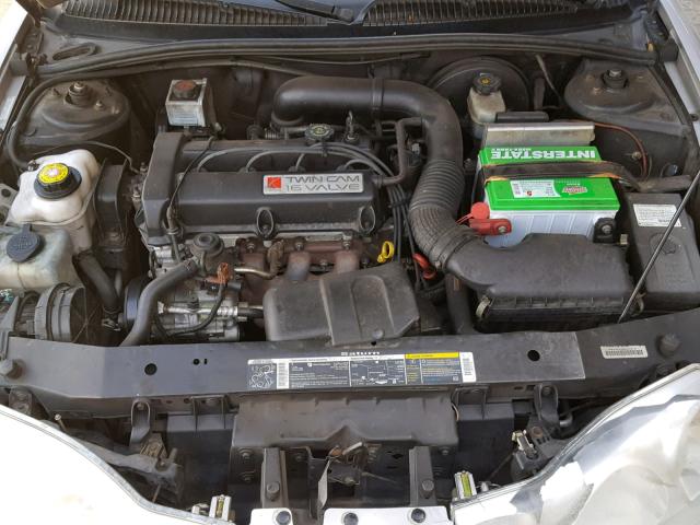 1G8ZY127X1Z309921 - 2001 SATURN SC2 SILVER photo 7