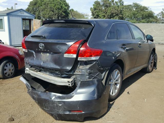 4T3ZA3BB6AU022599 - 2010 TOYOTA VENZA BASE GRAY photo 4