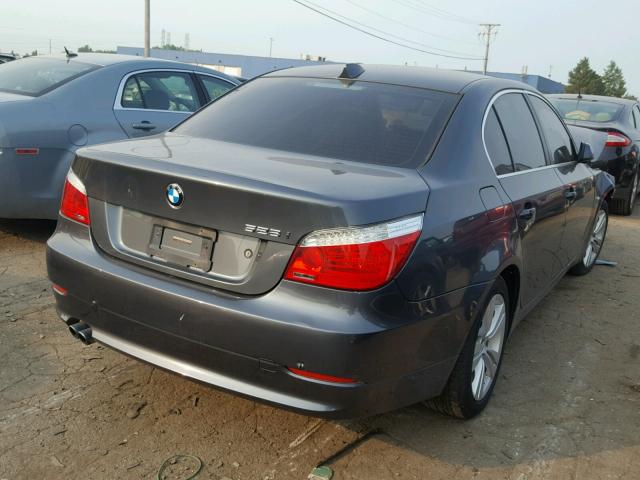 WBANV1C59AC158662 - 2010 BMW 528 XI GRAY photo 4