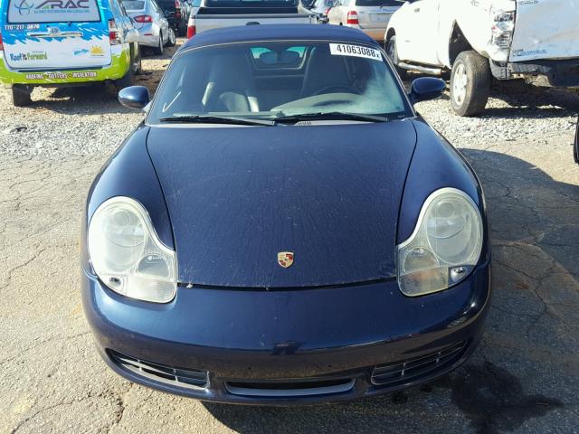 WP0CB2989YU663602 - 2000 PORSCHE BOXSTER S BLUE photo 9