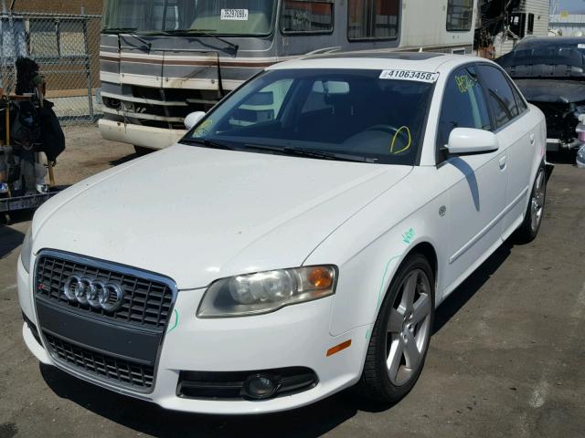 WAUDF78E48A083427 - 2008 AUDI A4 2.0T QU WHITE photo 2