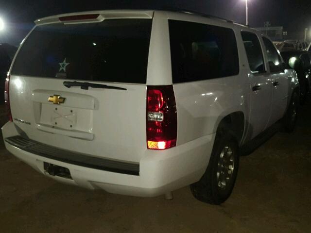 1GNFC16017R173795 - 2007 CHEVROLET SUBURBAN C WHITE photo 4