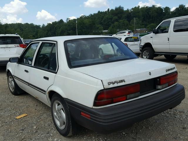 1G1JC5449R7298745 - 1994 CHEVROLET CAVALIER V WHITE photo 3