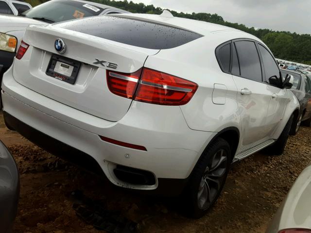 5UXFG8C58DL591189 - 2013 BMW X6 XDRIVE5 WHITE photo 4