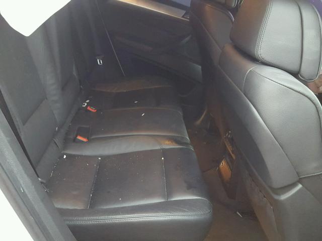 5UXFG8C58DL591189 - 2013 BMW X6 XDRIVE5 WHITE photo 6