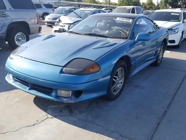 JB3XD64BXMY007967 - 1991 DODGE STEALTH R/ TURQUOISE photo 2