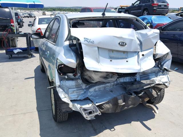 KNADE123066032059 - 2006 KIA RIO BLUE photo 3