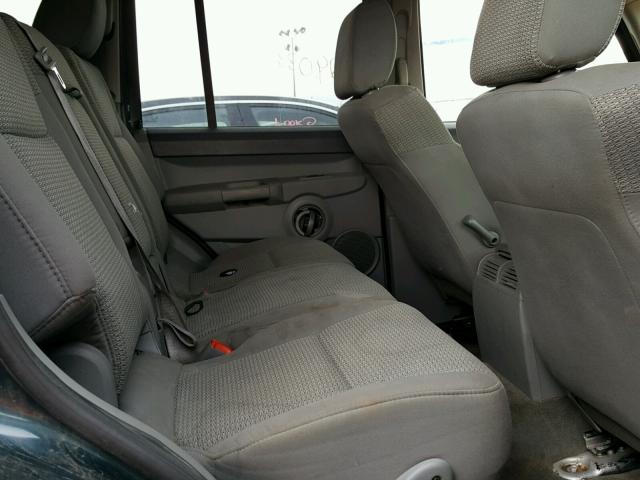 1J8HH48K46C126242 - 2006 JEEP COMMANDER Yaşıl foto 6