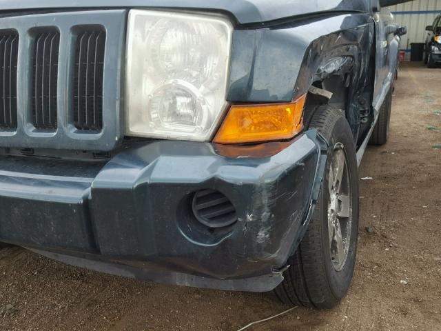 1J8HH48K46C126242 - 2006 JEEP COMMANDER Yaşıl foto 9